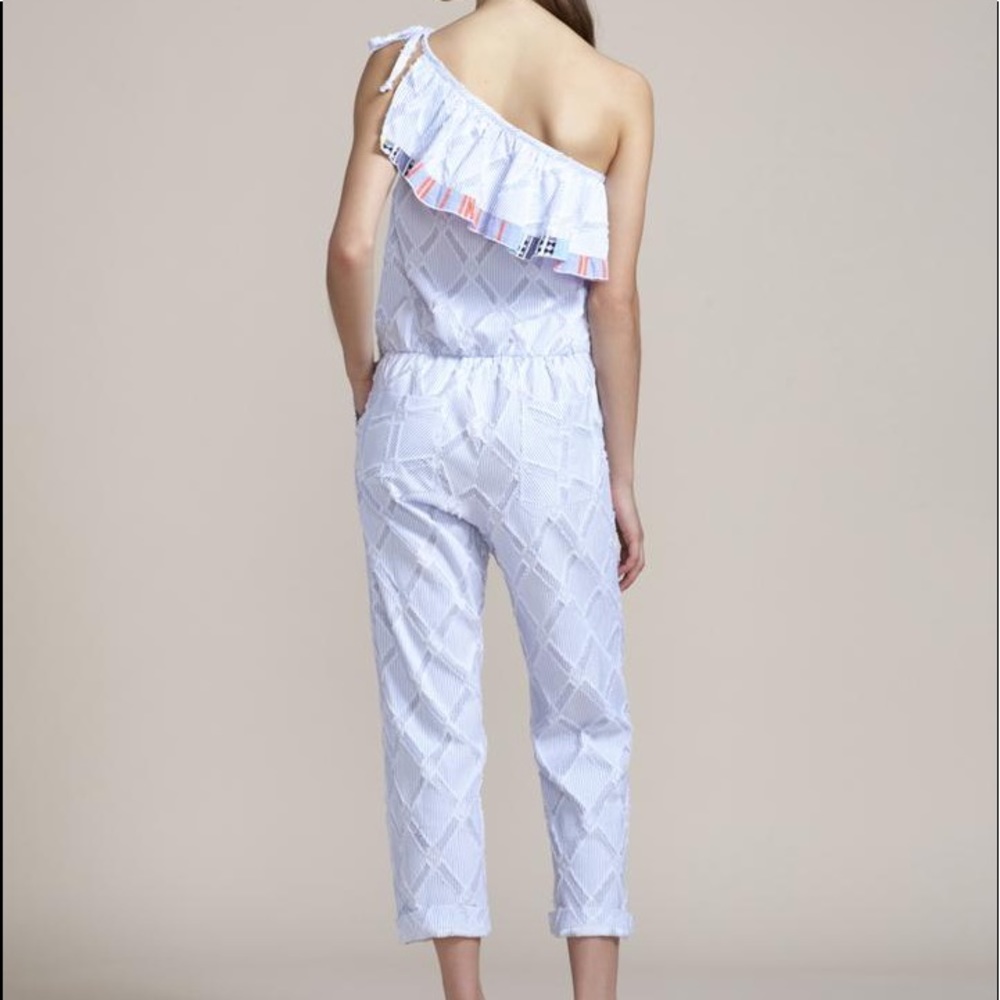 Lemlem Besu One Shoulder Jumpsuit XS